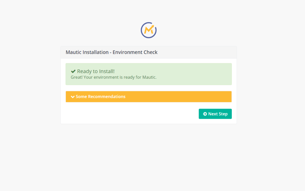 Mautic Installation: Environment Check