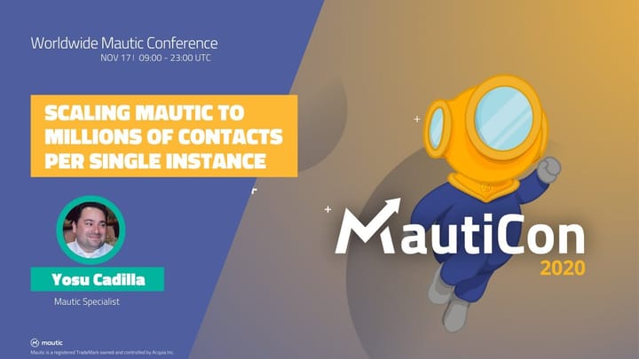 Run Millions of contacts in Mautic.